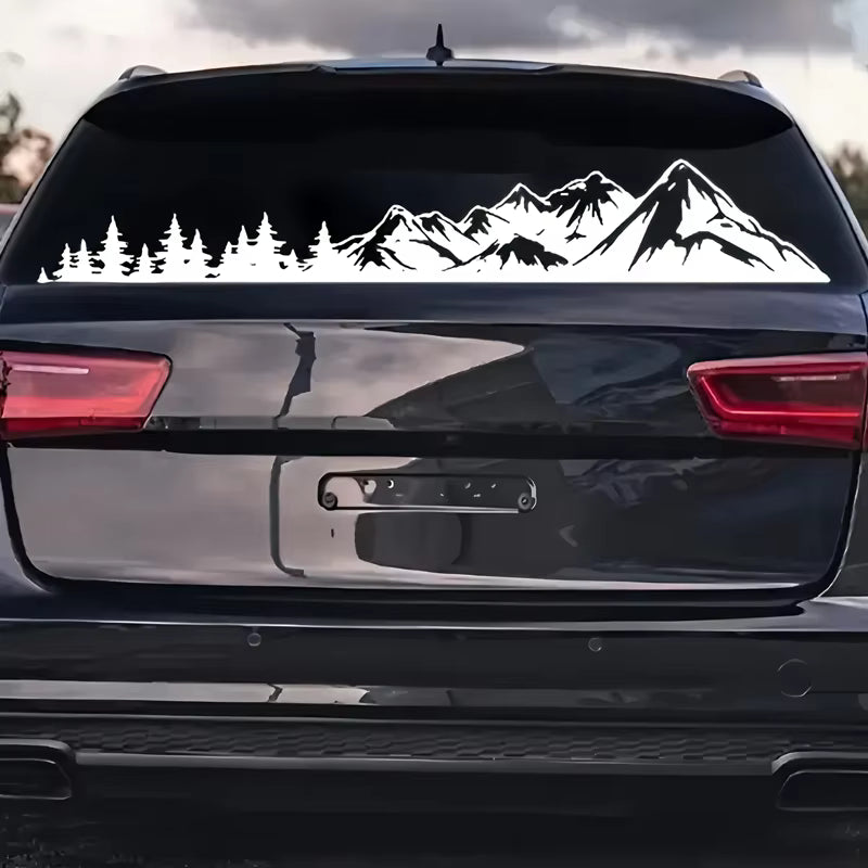 Zito Moto Forest Mountain PVC Car & Motorcycle Sticker