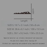 Zito Moto Forest Mountain PVC Car & Motorcycle Sticker